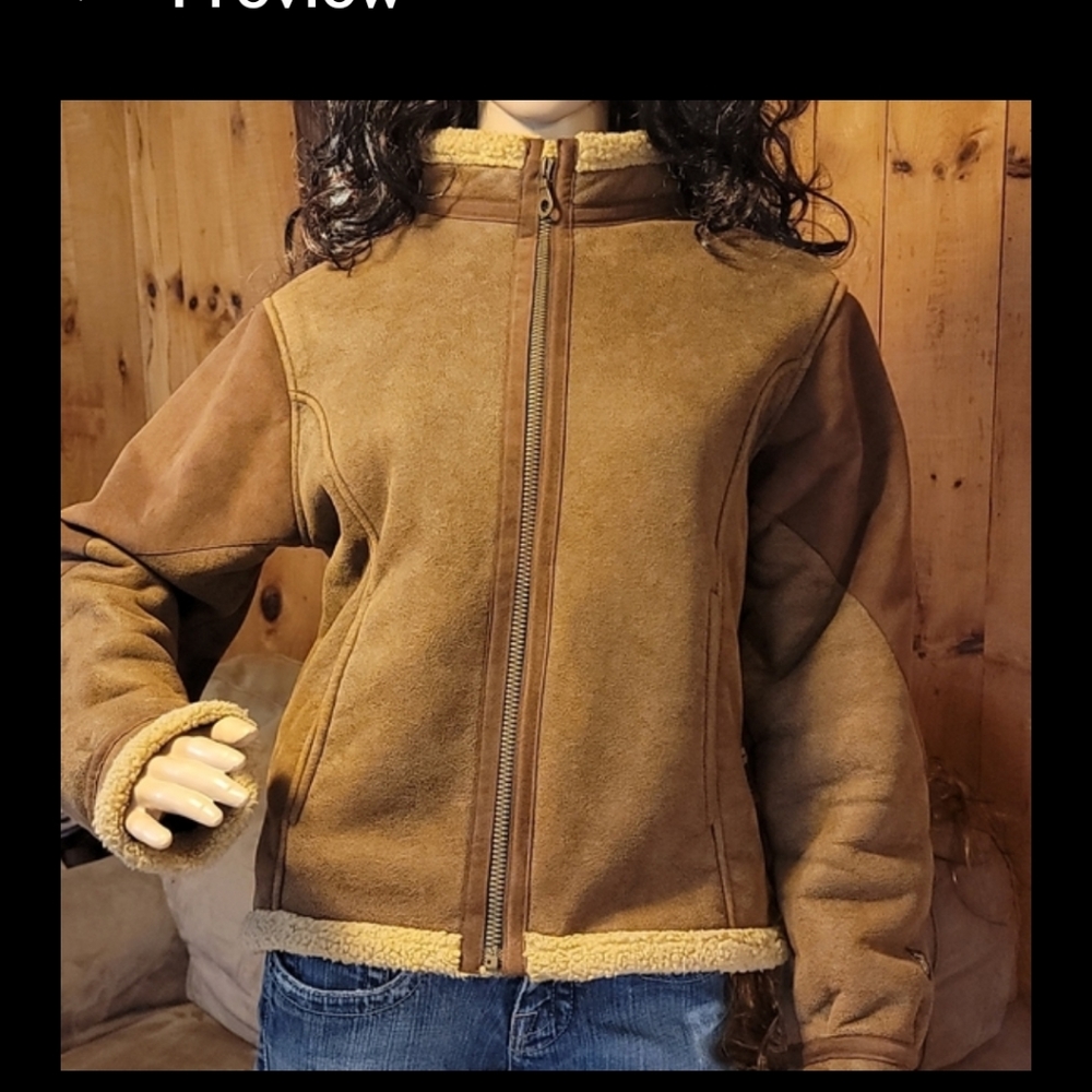 Womens Kuhl leather and sterling jacket